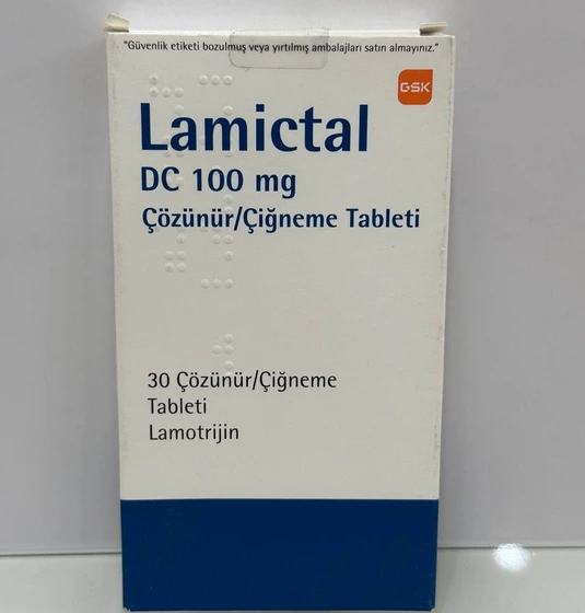 قرص لامیکتال ۱۰۰ میلی گرم Lamictal 100 mg Tab