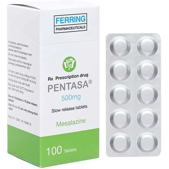 قرص پنتاسا 500 میلی گرم PENTASA 500 mg Tablet