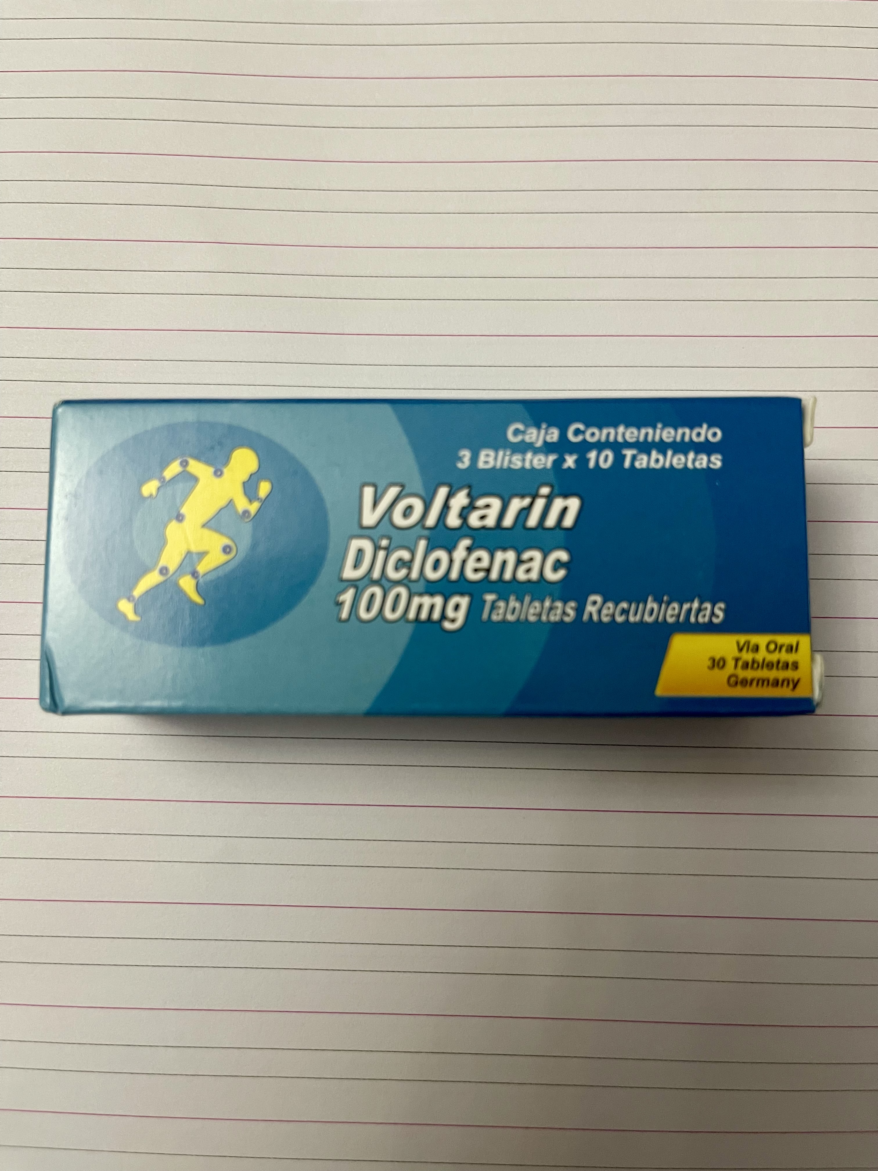 قرص ولتارن 100 میلی گرم 30 عددی – Voltaren 100 mg