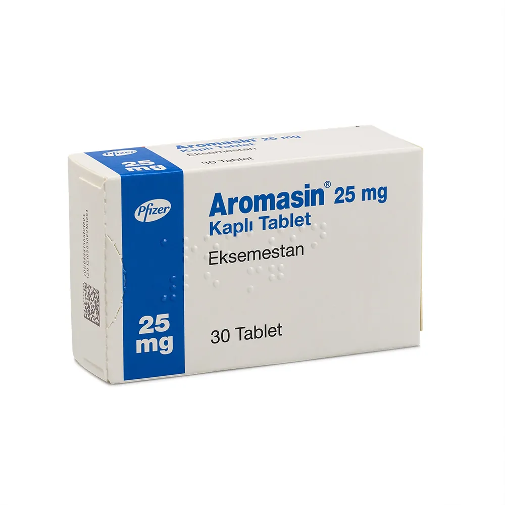 قرص آروماسین 25 میلی گرم-آرومازین AROMASIN Tablet 25 mg